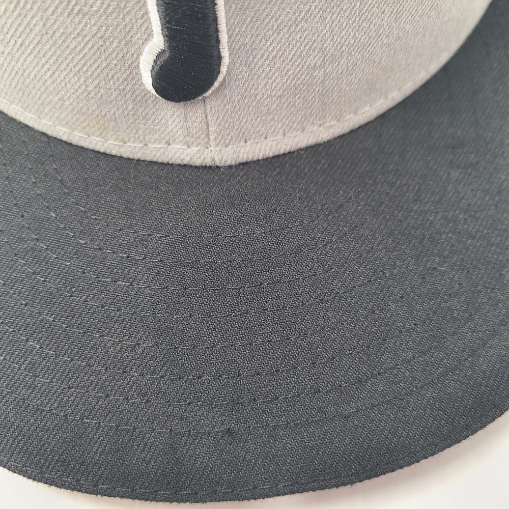 Philadelphia Phillies Hat Fitted 7 5/8 New Era 59Fifty Gray Black MLB Baseball - Picture 4 of 12